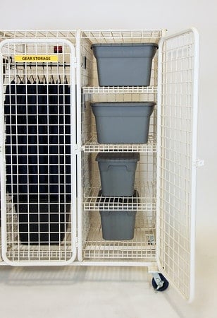 LA Uniform Storage Rack - Athletic Storage Solutions - GearGrid