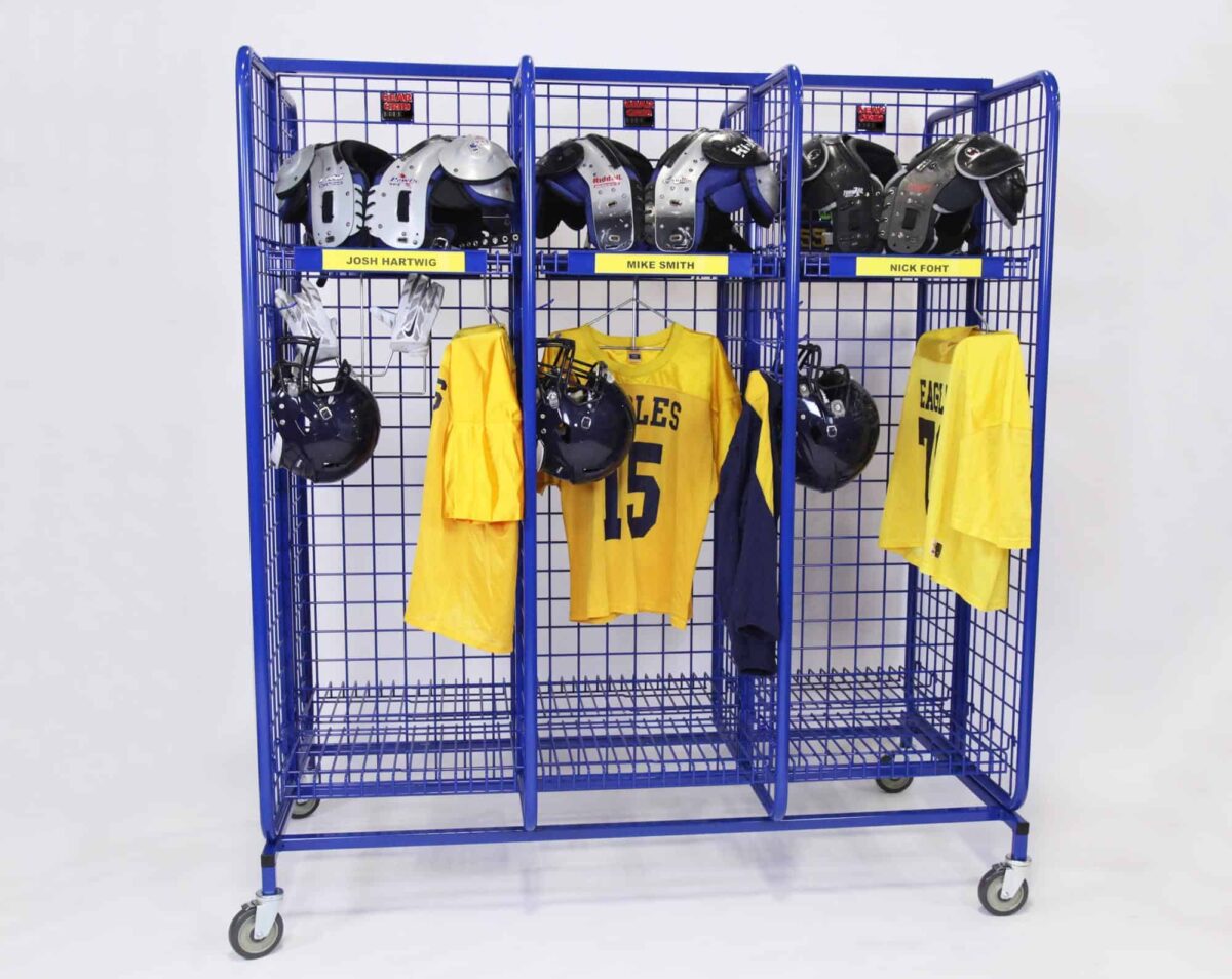Mobile & Freestanding Athletic & Education Lockers GearGrid