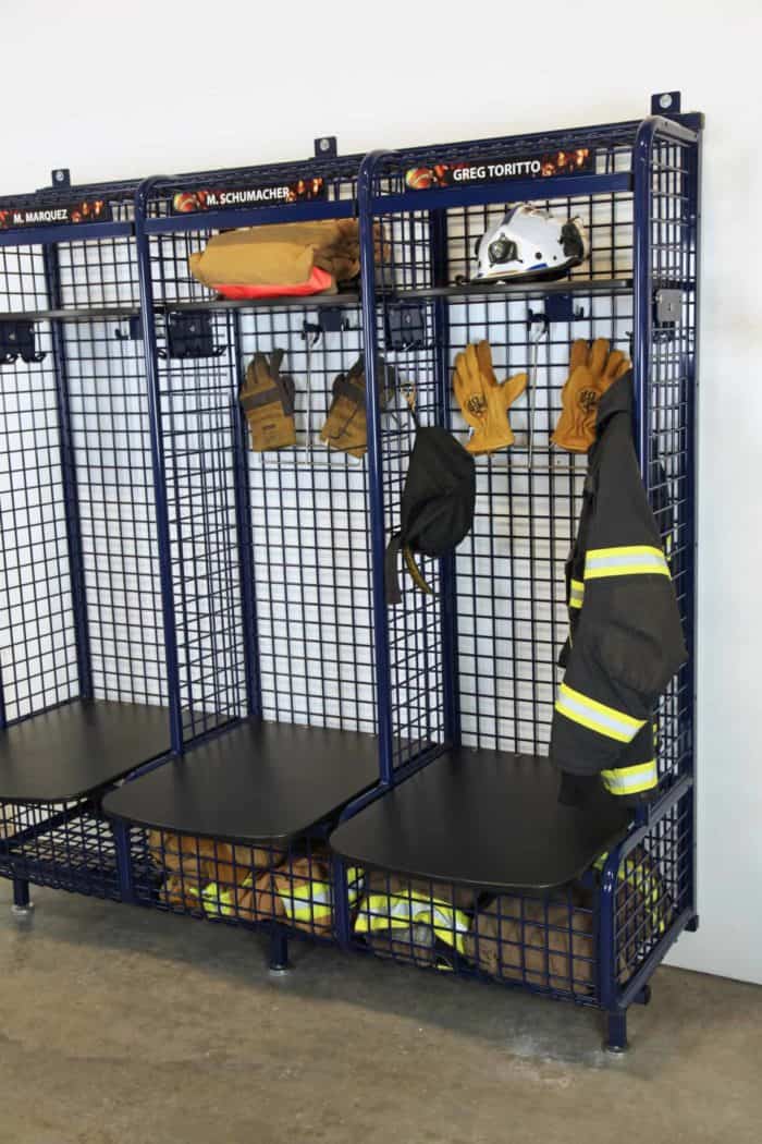 fire gear lockers