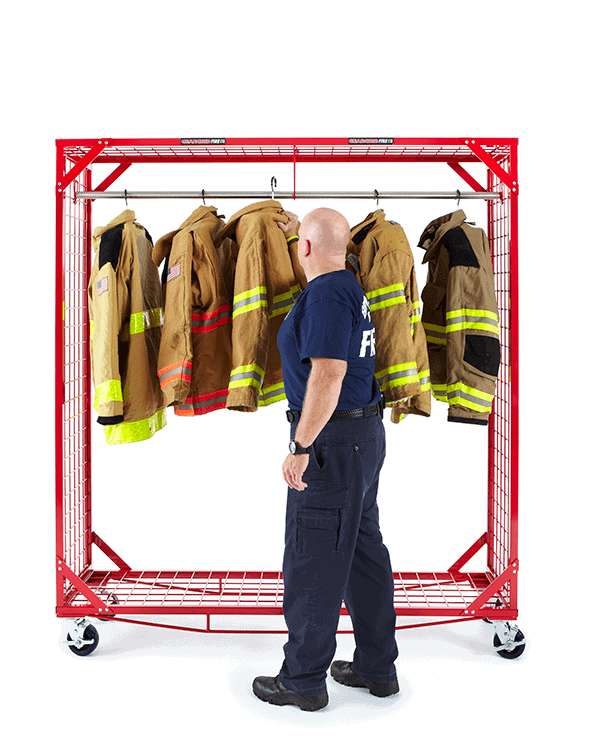 Fire & EMS - Workstations - Wall Mount Tool Grid - GearGrid