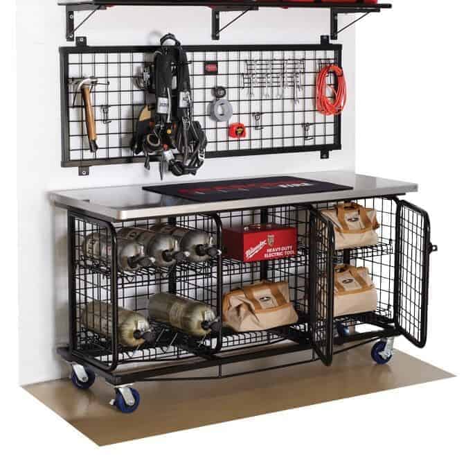 Law Enforcement Storage Solutions - Wall Mount Tool Grid - GearGrid