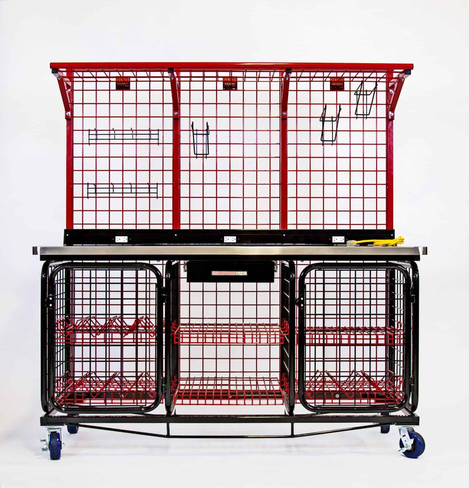 Fire & EMS - Workstations - Wall Mount Tool Grid - GearGrid