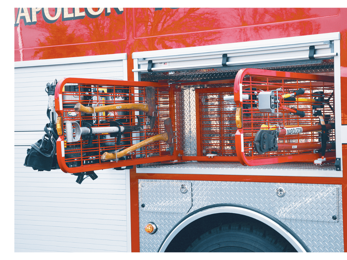 Fire & EMS - Double SwingOut Tool Grid - GearGrid