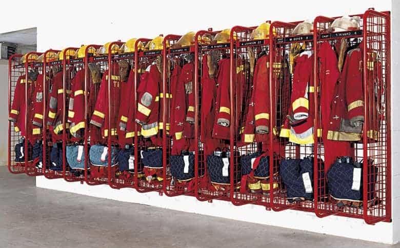 fire gear lockers