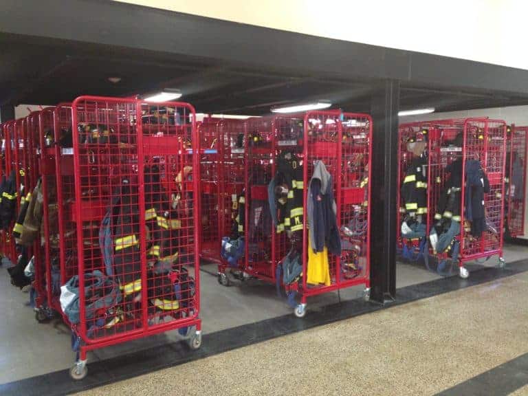 firefighter lockers