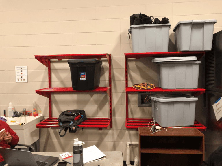 Athletic Equipment Storage