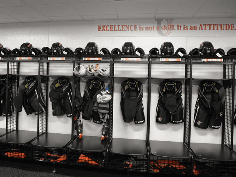 lockers for college athletes